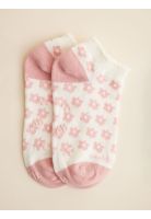 Calcetin Crema PeSt Flory Niña