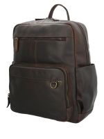 Mochila Cuero Unisex Crawford Back Chocolate