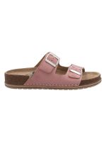 Sandalia Cuero Mujer Rosine Rosado