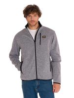 Polar Fleece Full Zip Hombre Gris Oscuro