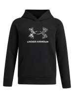 Poleron Niño Rival Fleece Big Logo Print Negro