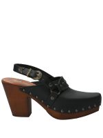 Sueco Cuero Mujer Salermo Negro