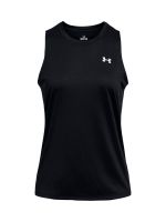 Polera sin mangas UA Tech Negro para mujer