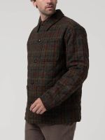 Chaqueta Lana Hombre Harris Azul