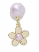 Jibbitz Perla Rosa colgante Flor Dorada