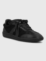 Zapatilla Cuero Mujer Sanset Negro