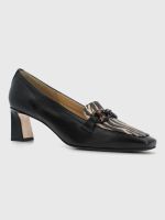 Zapato Brunate Cuero Mujer Dogana Negro