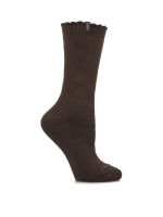 Calcetín Algodón Mujer Heavy Classic Café