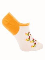 Calcetín Algodón Mujer Inv Hen Beige