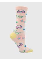 Calcetin Rosado Glass Mujer