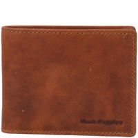 Billetera Cuero Hombre Om Simple Café