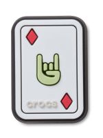 Jibbitz Carta Diamante Rock On Blanco