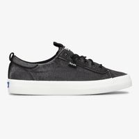 Zapatilla Negra Mujer Kickback Canvas