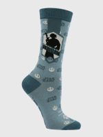 Calcetin Algodón Mujer Princess Leia Azul