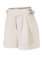 Short Lino Orgánico Beige Anoum Mujer