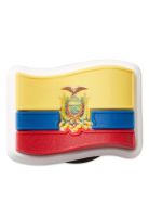 Jibbitz Crocs Bandera Del Ecuador Blanco