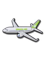 Jibbitz Avión Comercial Gris