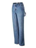Jeans Algodon Reciclado Mujer Moon Azul