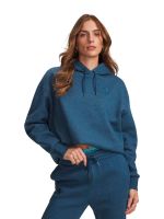 Poleron UA Icon Fleece Oversized Azul Mujer