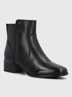 Botin Cuero Mujer Samby Negro