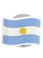 Jibbitz Crocs Bandera Argentina Blanco