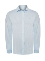 Camisa Fibras Recicladas Hombre Sports Azul