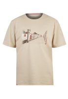 Polera Fibras Recicladas Hombre Places Beige