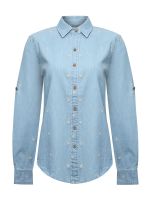 Blusa Algodon Mujer Snowflex Azul