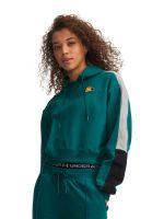 Poleron UA Sport Terry Trend Verde Mujer