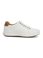 Zapatilla Cuero Mujer Spinal Laceup Blanca