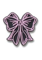 Jibbitz Lazo Rosado con Luz Rosado