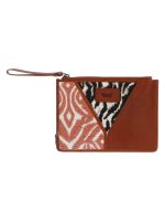 Billetera Cuero Mujer Sz Aruma Multicolor