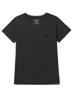 Polera Manga Corta Mujer Logo Negro