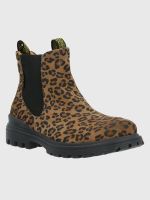 Botín Cuero Mujer One And Only Amarillo