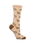 Calcetín Algodón Mujer C St Pug Rosado