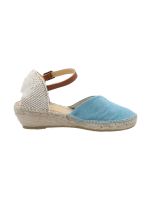 Alpargata Algodón Orgánico Mujer Adra Celeste
