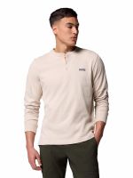 Polera ML Hombre Landroamer Ls Henley Gris