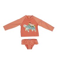 Traje De Baño Niña Arena (1-3) Coral