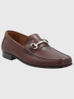 Mocasín Cuero Hombre Spello Café Oscuro