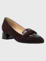 Zapato Cuero Mujer Alvize Café Oscuro