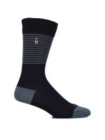 Calcetín Algodón Hombre D Lines Dog Emb Azul Oscuro