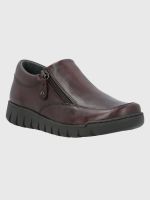 Zapato Cuero Mujer Henry Burdeo