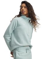 Poleron Mujer Rival Fleece Medio Zip Azul