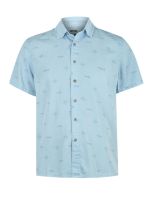 camisa Tencel Azul Tencelprint Hombre