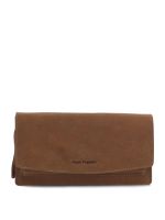 Billetera Cuero Mujer Th Garrett Cross Café