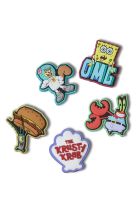Jibbitz Crocs Bob Esponja Pack De 5 Amarillo