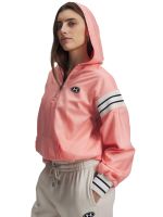 Poleron Mujer Icon Woven Heritage ¼ Zip Rosado