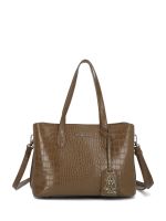 Cartera Mujer Croco Bag Taupe