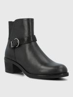 Botin Cuero Mujer Else Negro