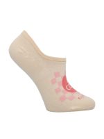Calcetín Algodón Mujer Inv Becool Beige/Crudo